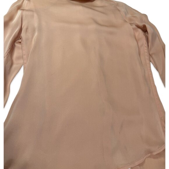 Vintage Giorgio Armani Italian Silk Blouse with Peter Pan Collar - Size Small - Picture 15 of 16